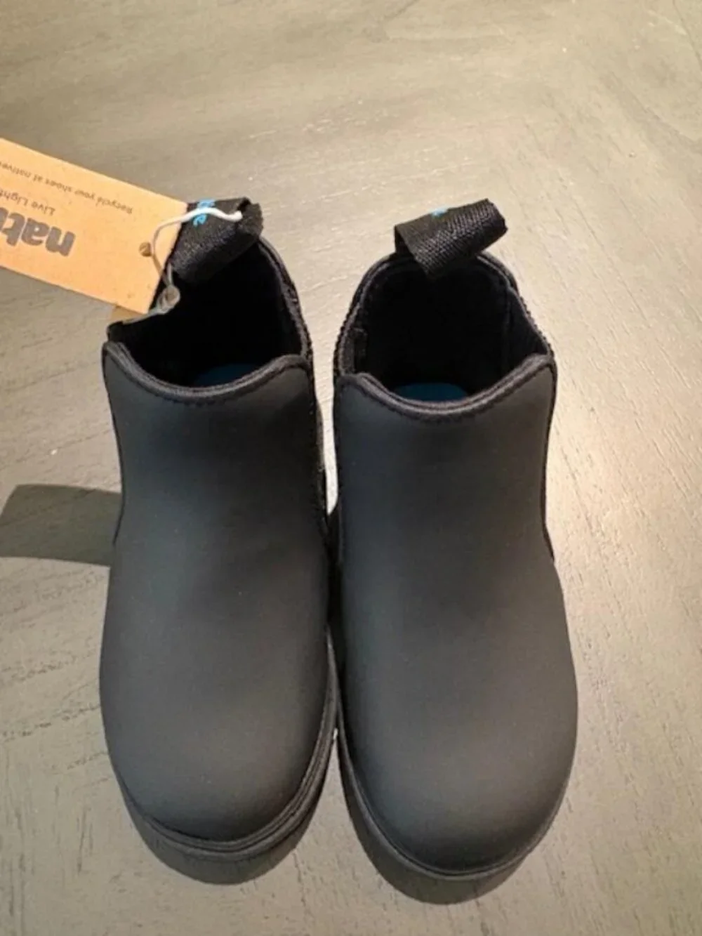 Native Kensington Chelsea Boot Child Kids Size C6 Black New Waterproof New Tags